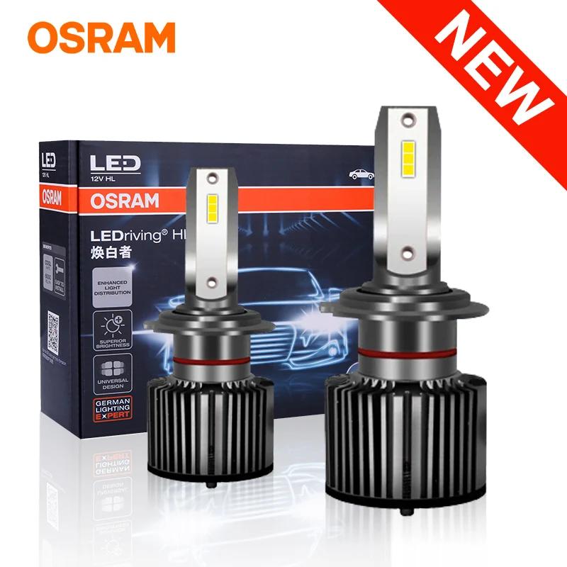 OSRAM H7 LED H11 H4 Hi/Lo H1 HB3 9005 HB4 9006 ڵ Ʈ , CSP ڵ Ȱ ڵ  ŰƮ, ̿ ͺ PTF, 6000K 50W